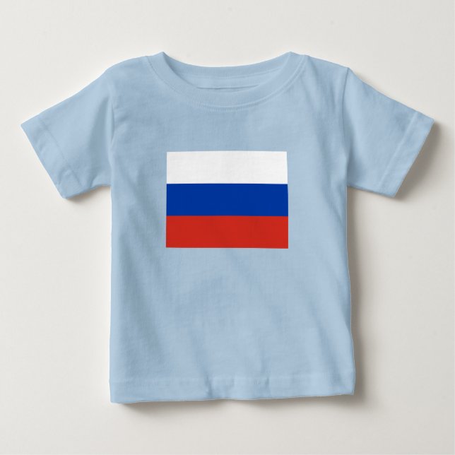 Russia Flag Baby T-shirt (Vorderseite)