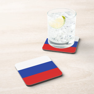 Russia Flag Coaster Untersetzer