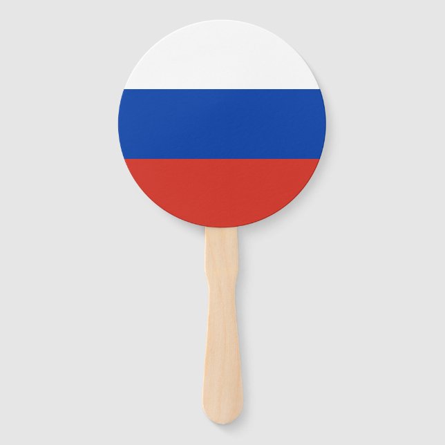 Russia Flag Fächer (Vorderseite)