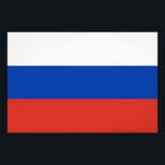 Russia Flag Fotodruck<br><div class="desc">Patriotische Flagge Russlands.</div>
