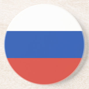 Russia Flag Getränkeuntersetzer