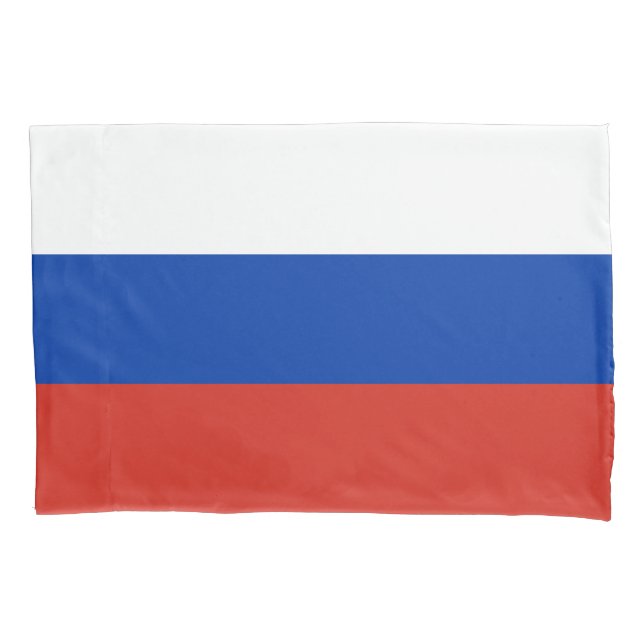 Russia Flag Kissenbezug (Vorderseite)