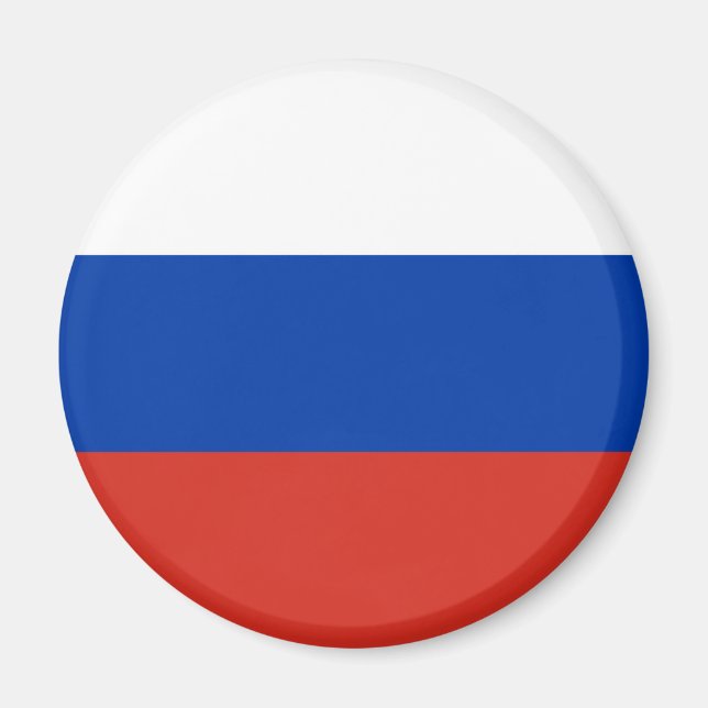 Russia Flag Magnet (Vorne)