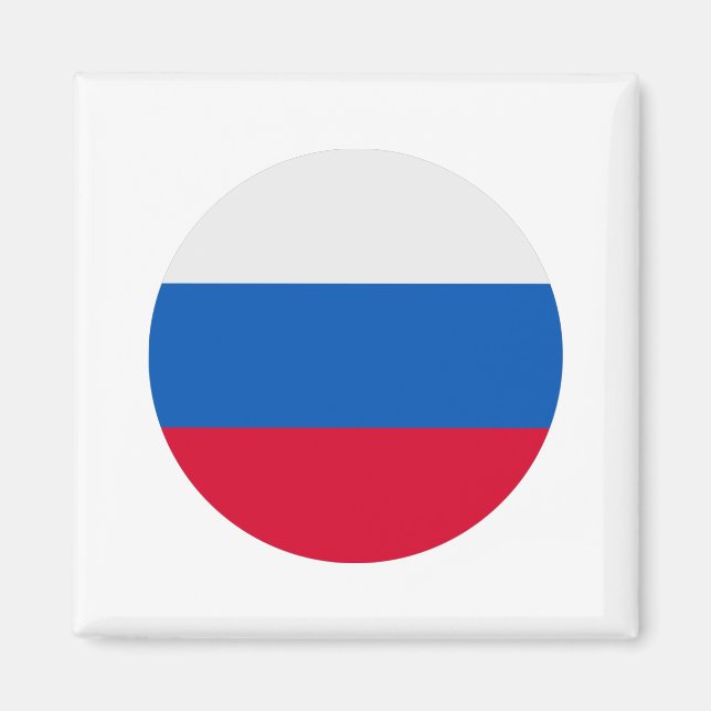 Russia Flag Magnet (Vorne)