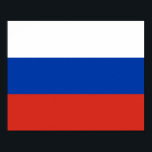 Russia Flag Poster<br><div class="desc">Russland-Flaggenplakat</div>
