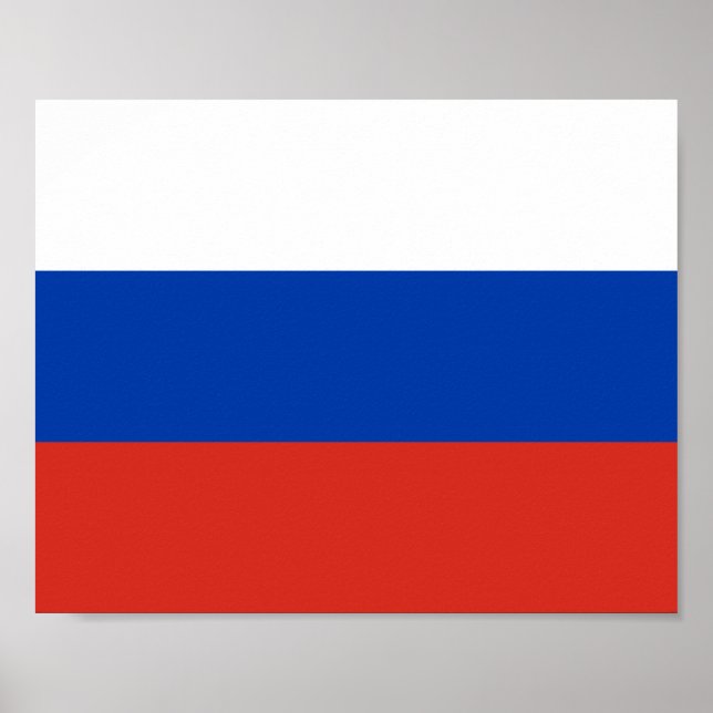 Russia Flag Poster (Vorne)