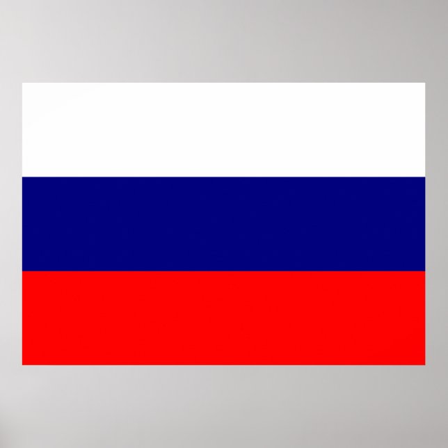 Russia Flag Poster (Vorne)