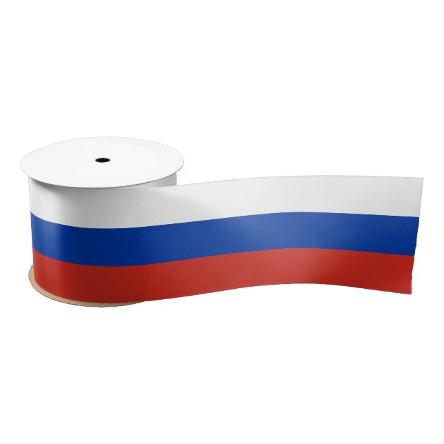 Russia Flag Satinband (Spule)