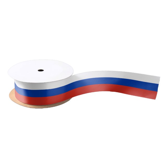 Russia Flag Satinband (Spule)