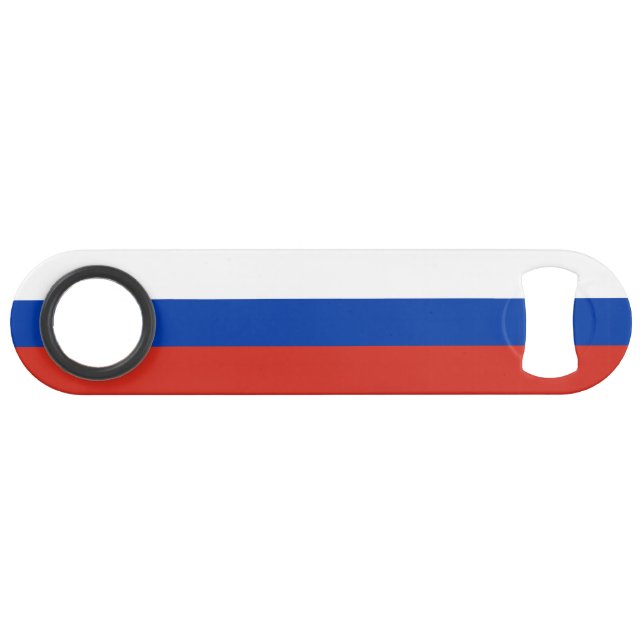 Russia Flag Speed Flaschenöffner (Vorderseite (Horizontal))