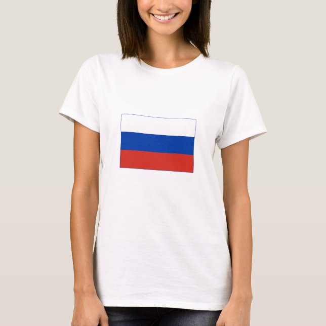 Russia Flag T-Shirt (Vorderseite)