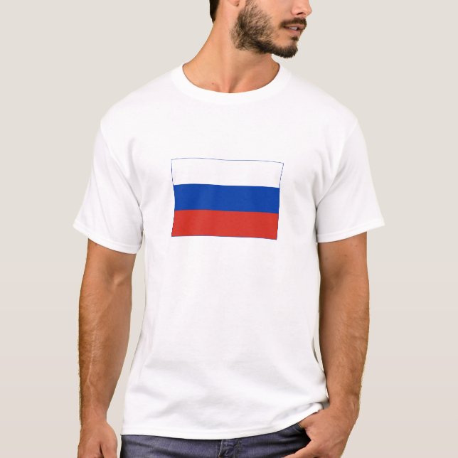 Russia Flag T-Shirt (Vorderseite)