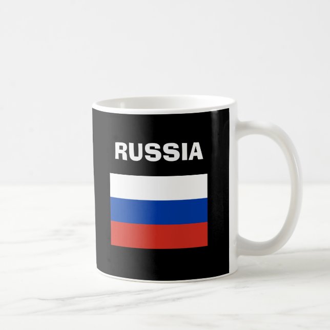 RUSSIA* große RU TASSE (Rechts)
