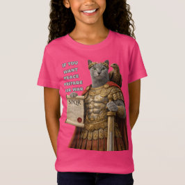Russian Blue Caesar Cat T-Shirt