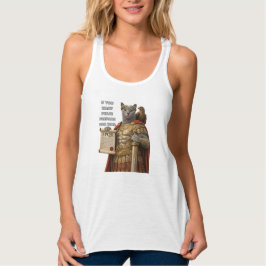 Russian Blue Caesar Cat Tank Top