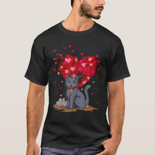 Russian Blue Cat Animal Lover Russian Blue Cat Val T-Shirt