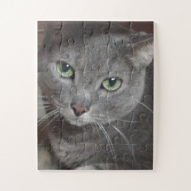 Russian Blue Cat Puzzle (Vertikal)