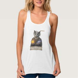 Russian Blue Einstein Cat - Imagination Tank Top