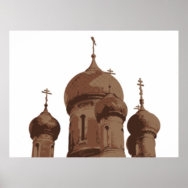 Russian Church Poster (Vorne)