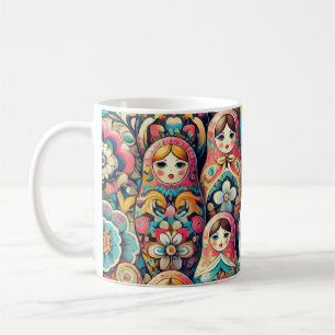 Russian Doll Nesting Doll Tasse