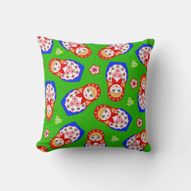 Russian Doll Pillow Kissen (Vorderseite)