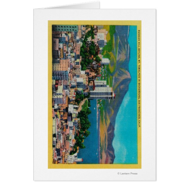 Russian Hill Skyline mit (Vorne)