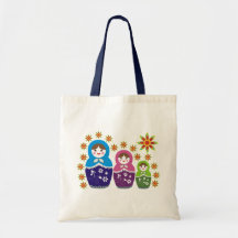 Russian Matryoshka Doll Bags