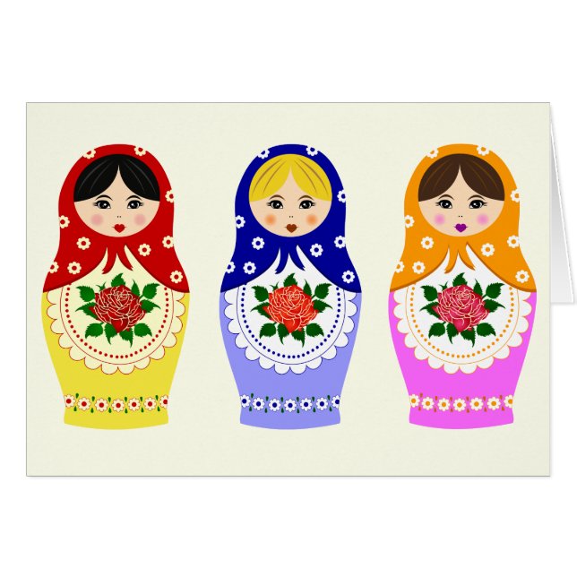 Russian matryoshka dolls (Vorderseite (Horizontal))