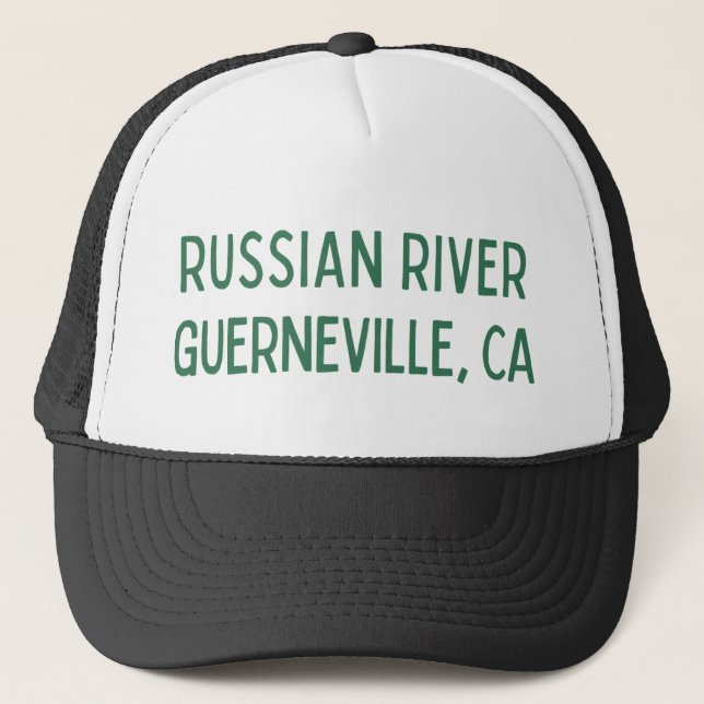RUssian River, Guerneville, CA LKW-Hut Truckerkappe (Vorderseite)