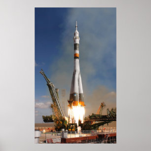 Russian Soyuz Liftoff - 12. Oktober 2008 Poster