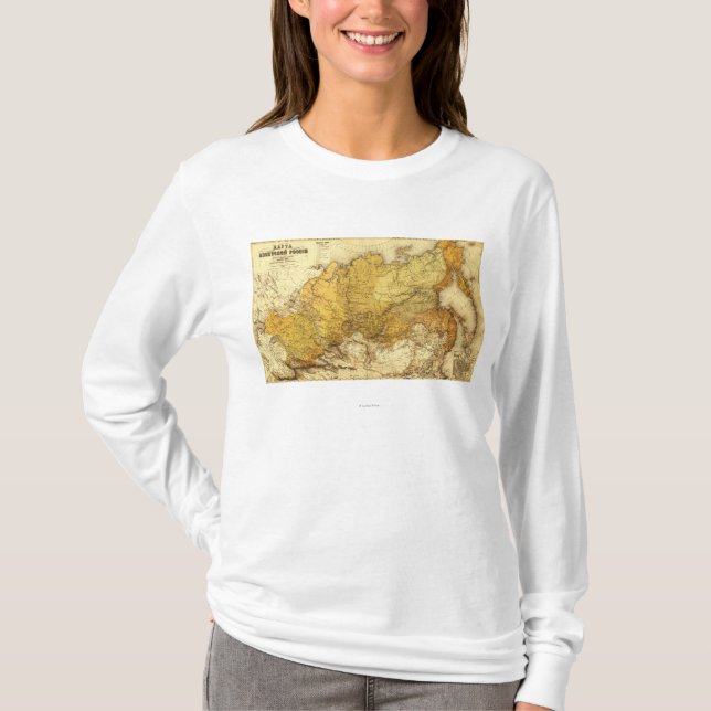 RussiaPanoramic MapRussia T-Shirt (Vorderseite)
