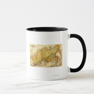 RussiaPanoramic MapRussia Tasse