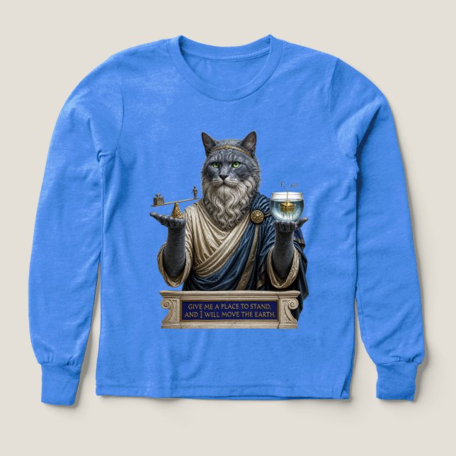 Russisch Blau Archimedes Katze (Design Vorderseite)