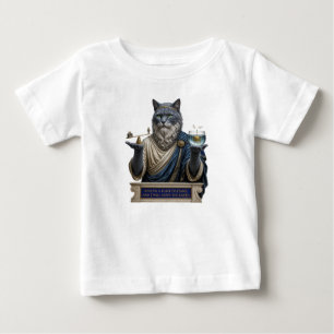 Russisch Blau Archimedes Katze Baby T-shirt