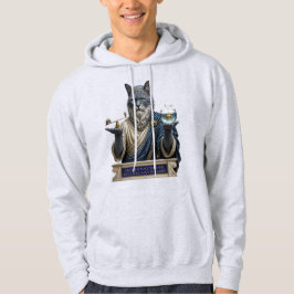Russisch Blau Archimedes Katze Hoodie