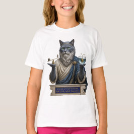 Russisch Blau Archimedes Katze T-Shirt