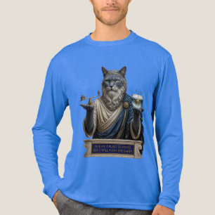 Russisch Blau Archimedes Katze Tri-Blend Shirt