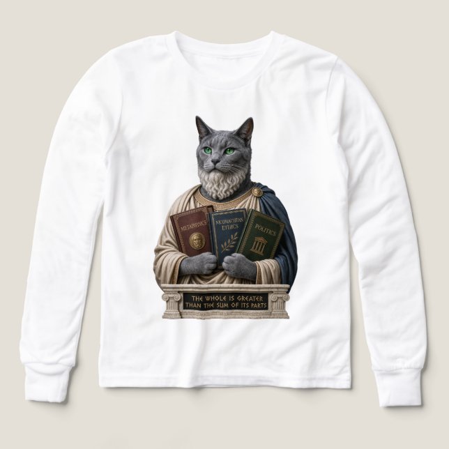 Russisch Blau Aristoteles Katze (Design Vorderseite)