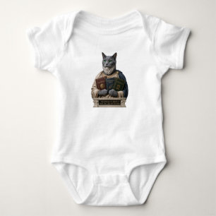 Russisch Blau Aristoteles Katze Baby Strampler