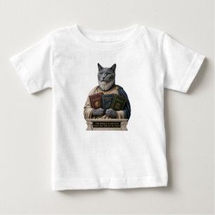 Russisch Blau Aristoteles Katze Baby T-shirt