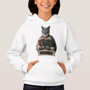 Russisch Blau Aristoteles Katze Hoodie
