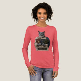 Russisch Blau Aristoteles Katze Tri-Blend Shirt