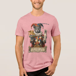 Russisch Blau Arlequin Katze Tri-Blend Shirt