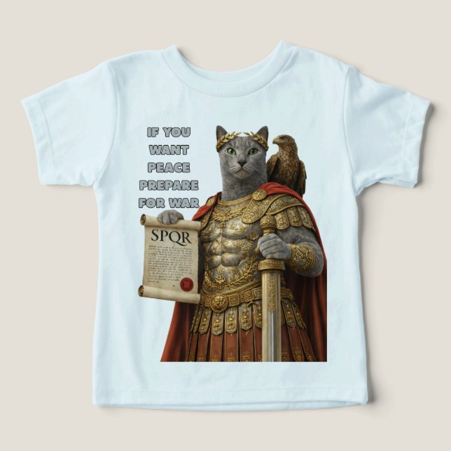 Russisch Blau Caesar Katze (Design Vorderseite)