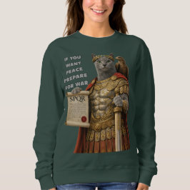 Russisch Blau Caesar Katze Sweatshirt