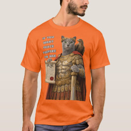 Russisch Blau Caesar Katze T-Shirt