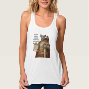 Russisch Blau Caesar Katze Tank Top