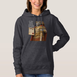 Russisch Blau Cäsar Katze Hoodie