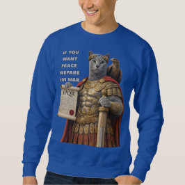 Russisch Blau Cäsar Katze Sweatshirt
