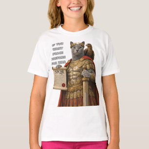 Russisch Blau Cäsar Katze T-Shirt